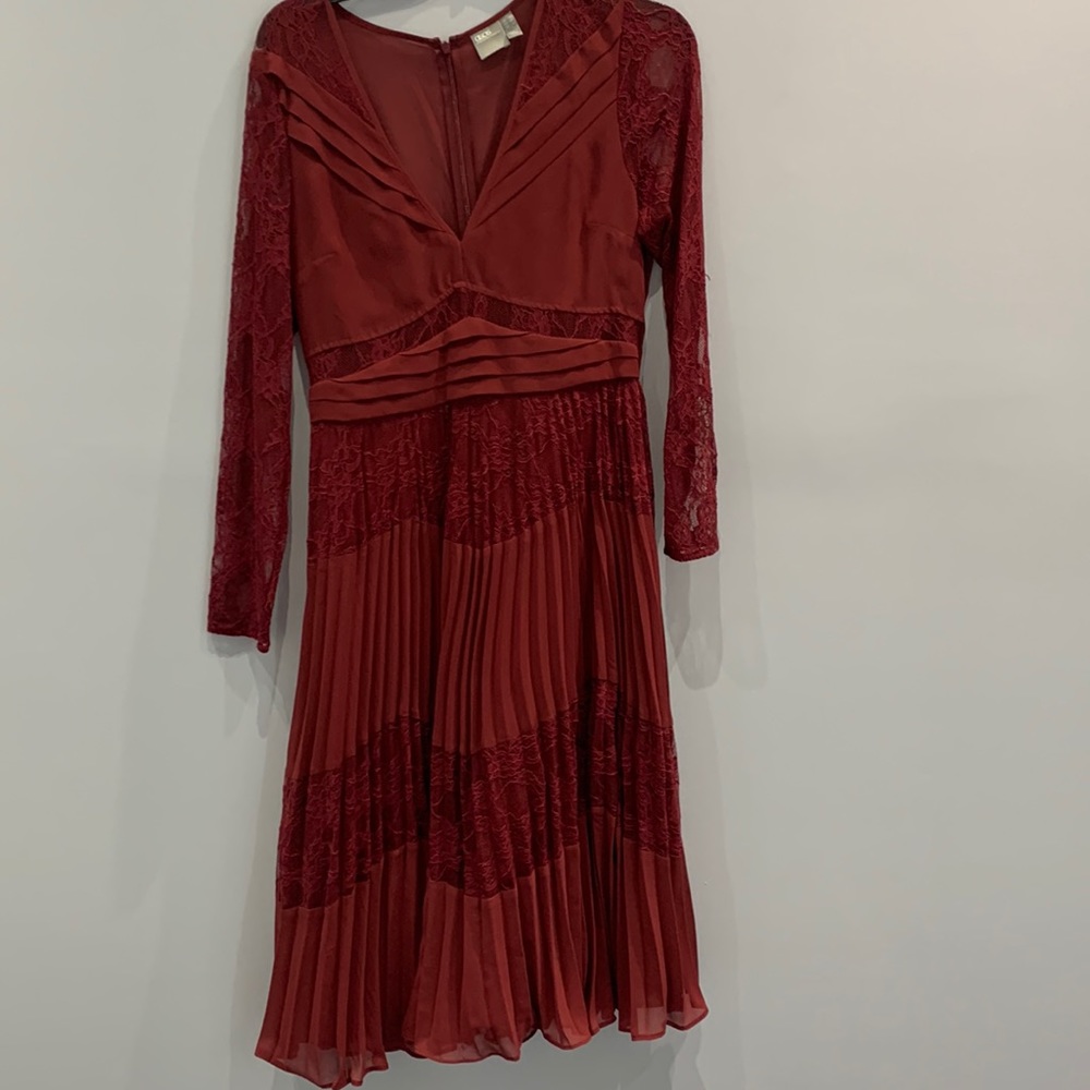 Red cocktail dress